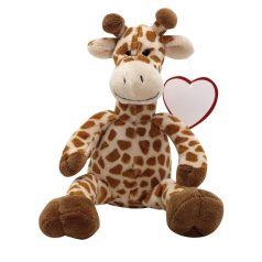   Girafa de Plus, inaltime 27 cm, Kidonero, Colectia "Micul meu prieten", JPK030, poliester, maro
