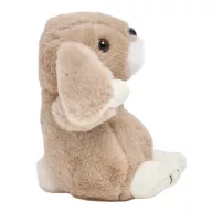   Iepure de plus, Everestus, 2610E18451, 14 cm, Poliester, Maro