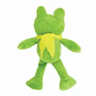   Broscuta de Plus, inaltime 18 cm, Kidonero, Colectia "Micul meu prieten", JPK037, poliester, verde, galben