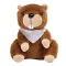 Castor de plus, Everestus, 2610E18446, 14 cm, Poliester, Maro