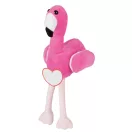 Flamingo de Plus, inaltime 32 cm, Kidonero, Colectia "Micul meu prieten", 20FEB0114, Poliester, Alb, Negru, Roz