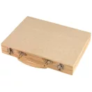 Set pentru desenat si pictat, 54 piese, natur, Everestus, DE01GY, lemn, plastic