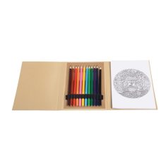   Set 12 creioane colorate, Everestus, 20IAN999, Maro, Lemn, Hartie