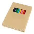 Set 12 creioane colorate, Everestus, 20IAN999, Maro, Lemn, Hartie