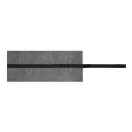 Penar cu 24 creioane colorate, Everestus, 2601E12607, 49.6x20x0.3 cm, Poliester, Lemn, Gri