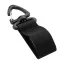 Curea cu velcro si catarama triunghiulara, Everestus, 2610E18157, 11x2.5x0.7 cm, Poliester, Plastic, Fier, Negru