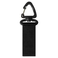   Curea cu velcro si catarama triunghiulara, Everestus, 2610E18157, 11x2.5x0.7 cm, Poliester, Plastic, Fier, Negru