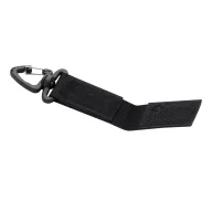   Curea cu velcro si catarama triunghiulara, Everestus, 2610E18157, 11x2.5x0.7 cm, Poliester, Plastic, Fier, Negru