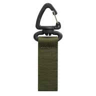   Curea cu velcro si catarama triunghiulara, Everestus, 2610E18158, 11x2.5x0.7 cm, Poliester, Plastic, Fier, Verde