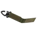 Curea cu velcro si catarama triunghiulara, Everestus, 2610E18158, 11x2.5x0.7 cm, Poliester, Plastic, Fier, Verde