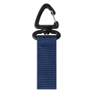 Curea cu velcro si catarama triunghiulara, Everestus, 2610E18159, 11x2.5x0.7 cm, Poliester, Plastic, Fier, Albastru