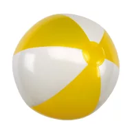   Minge de plaja gonflabila, Everestus, EGB005, pvc, galben, alb