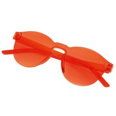  Ochelari de soare cu lentile colorate, Everestus, 20FEB0133, Plastic, Portocaliu