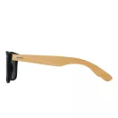 Ochelari de soare, UV400, Everestus, 2601E12594, Bambus, Plastic, Argintiu