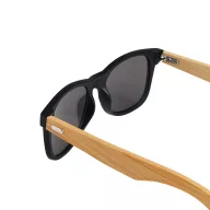   Ochelari de soare, UV400, Everestus, 2601E12594, Bambus, Plastic, Argintiu