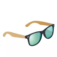   Ochelari de soare, UV400, Everestus, 2601E12595, Bambus, Plastic, Galben