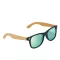Ochelari de soare, UV400, Everestus, 2601E12595, Bambus, Plastic, Galben