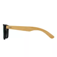   Ochelari de soare, UV400, Everestus, 2601E12595, Bambus, Plastic, Galben