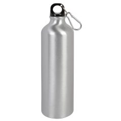   Sticla de apa 750 ml cu carabina asortata, Everestus, 20IAN1473, Argintiu, Aluminiu, Plastic