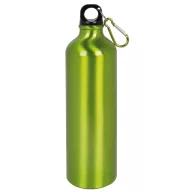   Sticla de apa 750 ml cu carabina asortata, Everestus, 20IAN1477, Verde, Aluminiu, Plastic