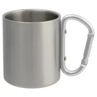   Cana cu carabina 220 ml, perete dublu, Everestus, 20FEB0141, Aluminiu, Argintiu