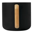 Cana 350 ml, 2502E16467, Everestus, Ø8.5 x 8 cm, Otel, Negru