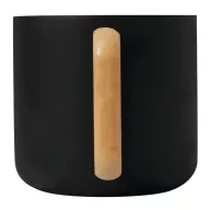   Cana 350 ml, 2502E16467, Everestus, Ø8.5 x 8 cm, Otel, Negru
