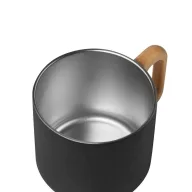   Cana 350 ml, 2502E16467, Everestus, Ø8.5 x 8 cm, Otel, Negru