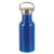 Sticla sport pentru apa, 21MAR1849, 500 ml, Ø 7.3x19 cm, Everestus, Aluminiu, Otel, Bambus, Albastru