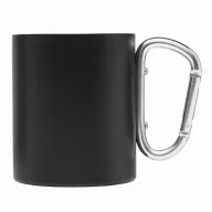   Cana 300 ml, 2401E14307, Everestus, Ø7.5x9 cm, Otel, Aluminiu, Negru