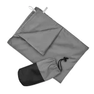   Sac de dormit, 2410E23215, Everestus, ø9 x 22 / 210 x 75 cm, Poliester, Gri, Negru