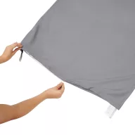   Sac de dormit, 2410E23215, Everestus, ø9 x 22 / 210 x 75 cm, Poliester, Gri, Negru