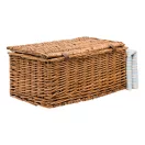 Cos pentru picnic, 4 persoane, maro, albastru, bej, Everestus, CP05MK, lemn