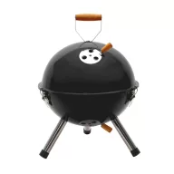   Gratar barbeque, Everestus, 21OCT0071, Ø31.5 x 43 cm, Lemn, Otel Carbon, Negru