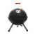 Gratar barbeque, Everestus, 21OCT0071, Ø31.5 x 43 cm, Lemn, Otel Carbon, Negru