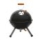 Gratar barbeque, Everestus, 21OCT0071, Ø31.5 x 43 cm, Lemn, Otel Carbon, Negru