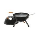 Gratar barbeque, Everestus, 21OCT0071, Ø31.5 x 43 cm, Lemn, Otel Carbon, Negru