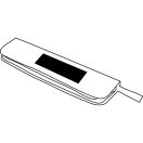 Set ustensile gratar, Everestus, 18SEP2549, 3 piese, 50x100 cm, Otel, Plastic, Nylon, Negru, Argintiu