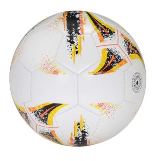   Minge de fotbal cu 32 segmente, marime 5, Everestus, KAD02, pvc, alb, negru