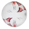 Minge de fotbal cu 32 segmente, marime 5, Everestus, KAD03, pvc, alb, rosu