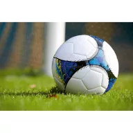   Minge de fotbal, marime 5, 32 segmente, alb, Everestus, MF06PP, pvc