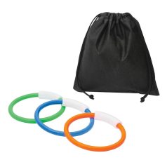   Inele de scufundare, 2502E15031, Everestus, Ø14 cm, ABS, Albastru, Portocaliu, Verde