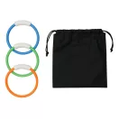 Inele de scufundare, 2502E15031, Everestus, Ø14 cm, ABS, Albastru, Portocaliu, Verde