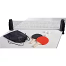 Set tenis de masa, Everestus, 42FEB230696, 2, 22.5x34 cm, Lemn, Plastic, Alb, Negru