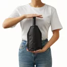 Racitor sticla, 2401E14452, Everestus, 15.5x22.5x1.4 cm, Poliester, PVC, Negru