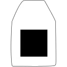 Racitor sticla, 2401E14452, Everestus, 15.5x22.5x1.4 cm, Poliester, PVC, Negru