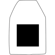   Racitor sticla, 2401E14452, Everestus, 15.5x22.5x1.4 cm, Poliester, PVC, Negru