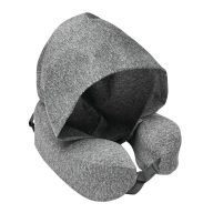   Perna de calatorie, Everestus, 2601E12608, 28x22x10 cm, Poliester, Plastic, Gri