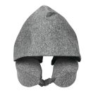 Perna de calatorie, Everestus, 2601E12608, 28x22x10 cm, Poliester, Plastic, Gri