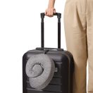 Perna de calatorie, Everestus, 2601E12608, 28x22x10 cm, Poliester, Plastic, Gri